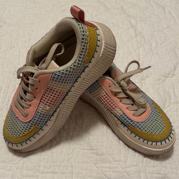 Colorful Patchwork Sneakers - Picture 4 of 5